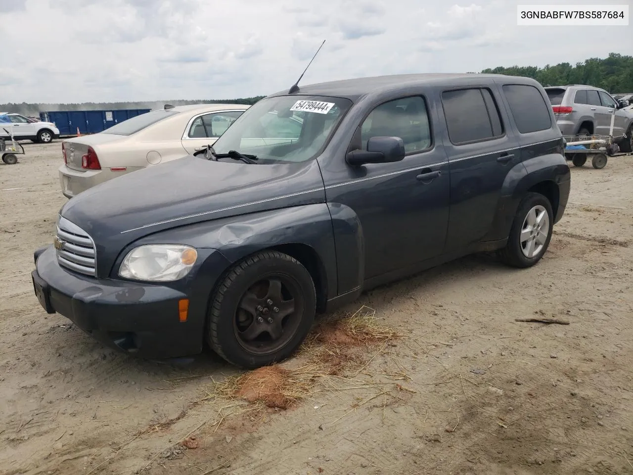 3GNBABFW7BS587684 2011 Chevrolet Hhr Lt