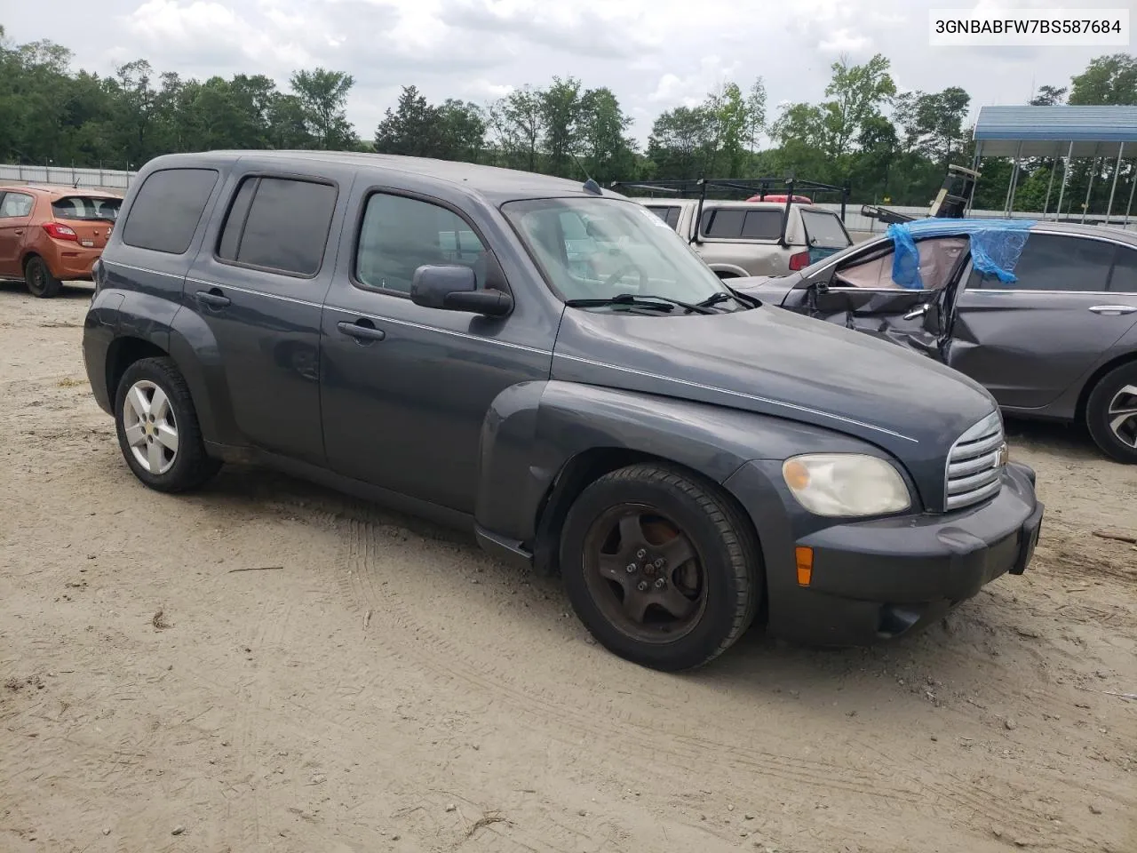 2011 Chevrolet Hhr Lt VIN: 3GNBABFW7BS587684 Lot: 54799444