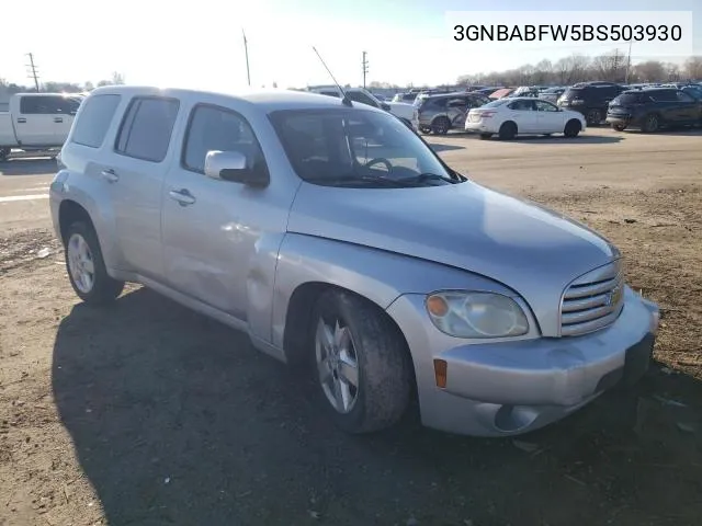 2011 Chevrolet Hhr Lt VIN: 3GNBABFW5BS503930 Lot: 55137474