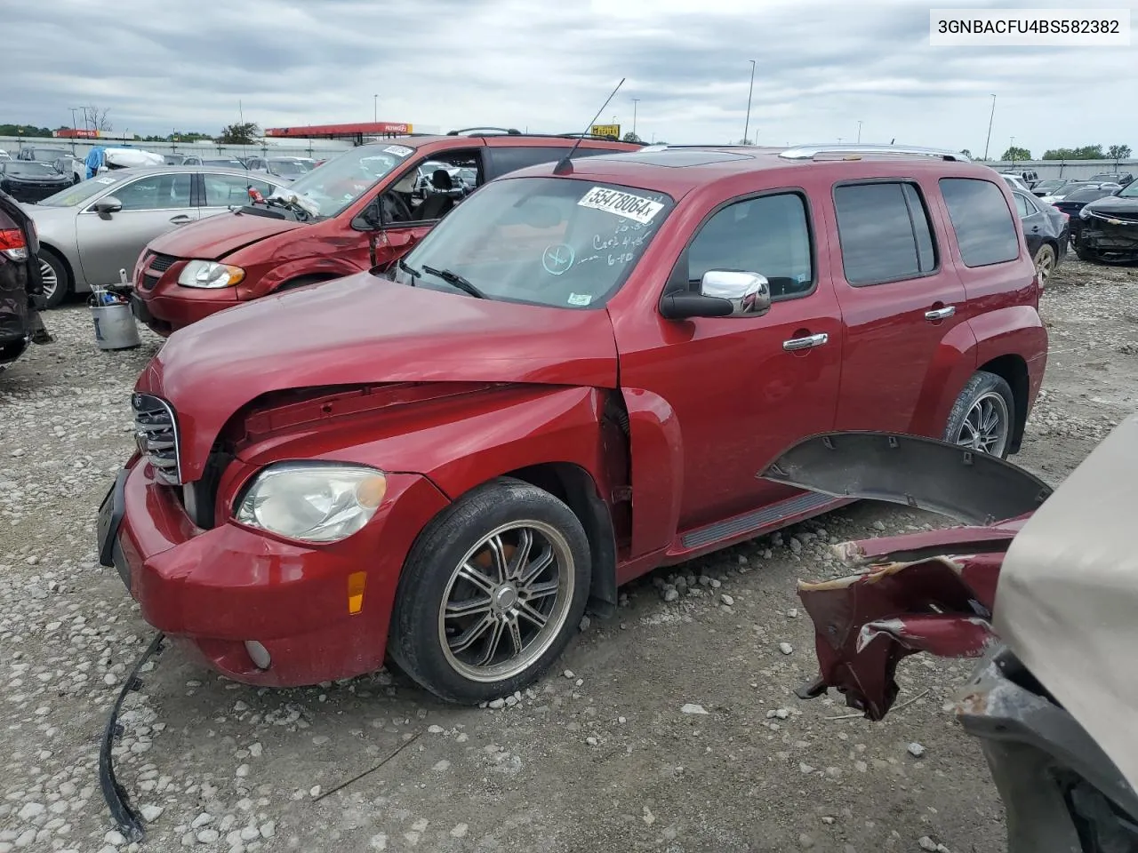 2011 Chevrolet Hhr Lt VIN: 3GNBACFU4BS582382 Lot: 55478064