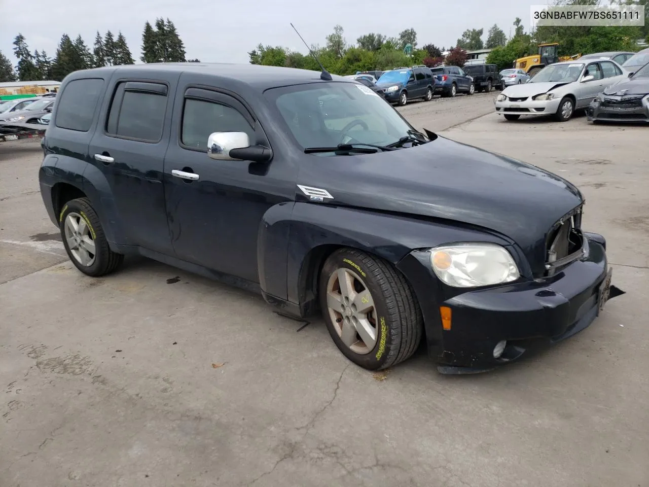 3GNBABFW7BS651111 2011 Chevrolet Hhr Lt