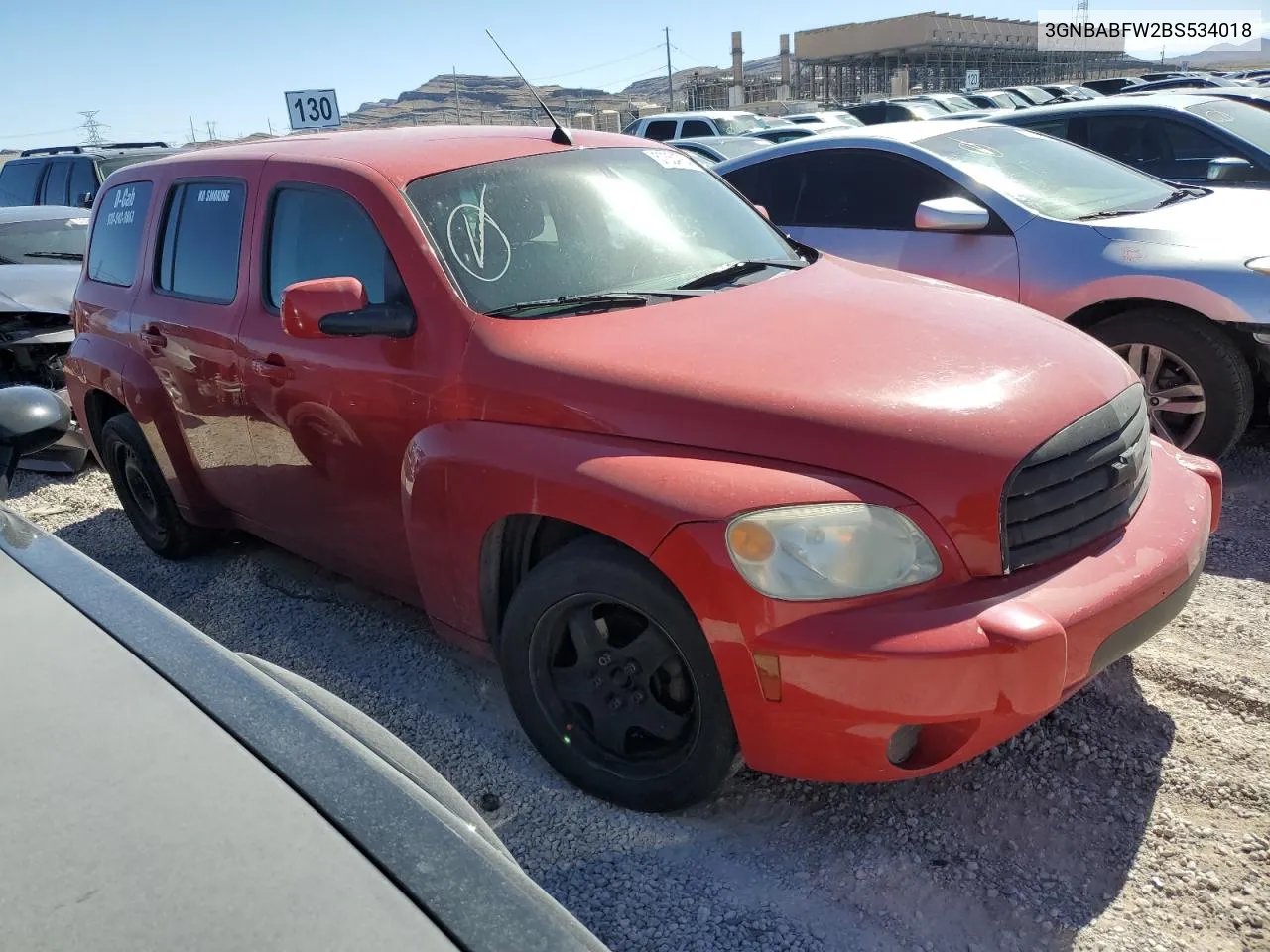 2011 Chevrolet Hhr Lt VIN: 3GNBABFW2BS534018 Lot: 57354764