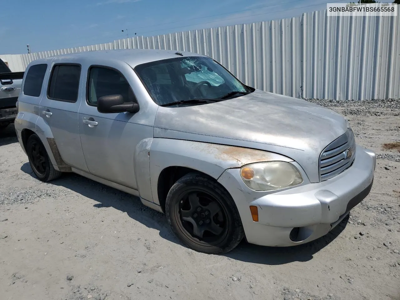 2011 Chevrolet Hhr Lt VIN: 3GNBABFW1BS665568 Lot: 58046454