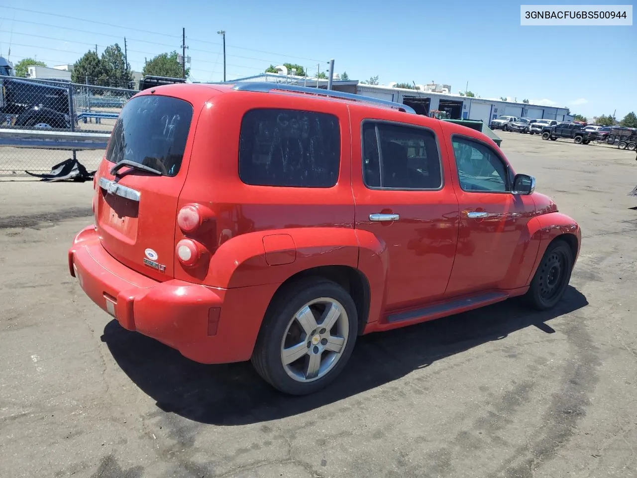 2011 Chevrolet Hhr Lt VIN: 3GNBACFU6BS500944 Lot: 58113834