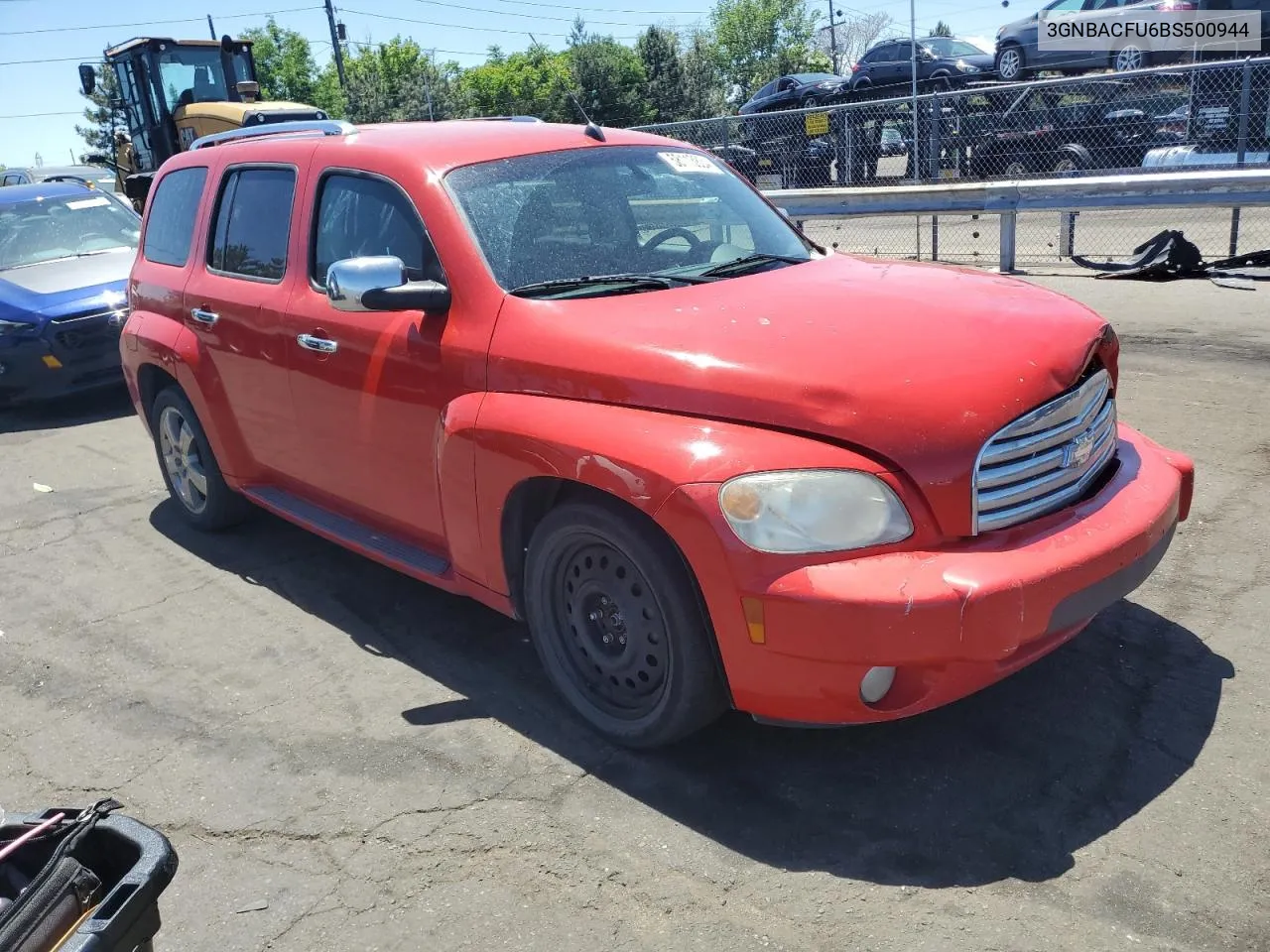 2011 Chevrolet Hhr Lt VIN: 3GNBACFU6BS500944 Lot: 58113834