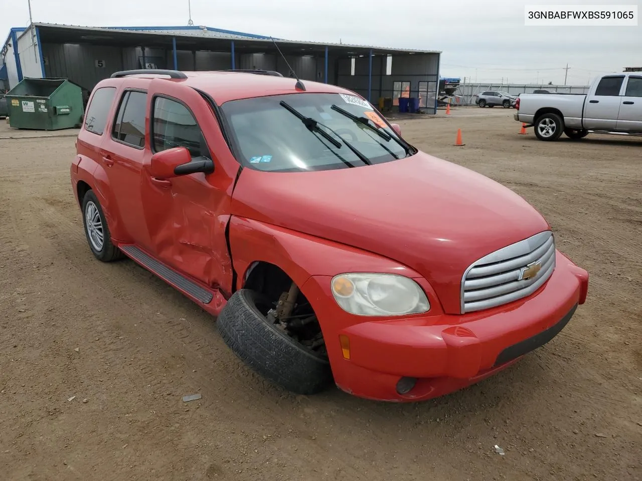 2011 Chevrolet Hhr Lt VIN: 3GNBABFWXBS591065 Lot: 58245624