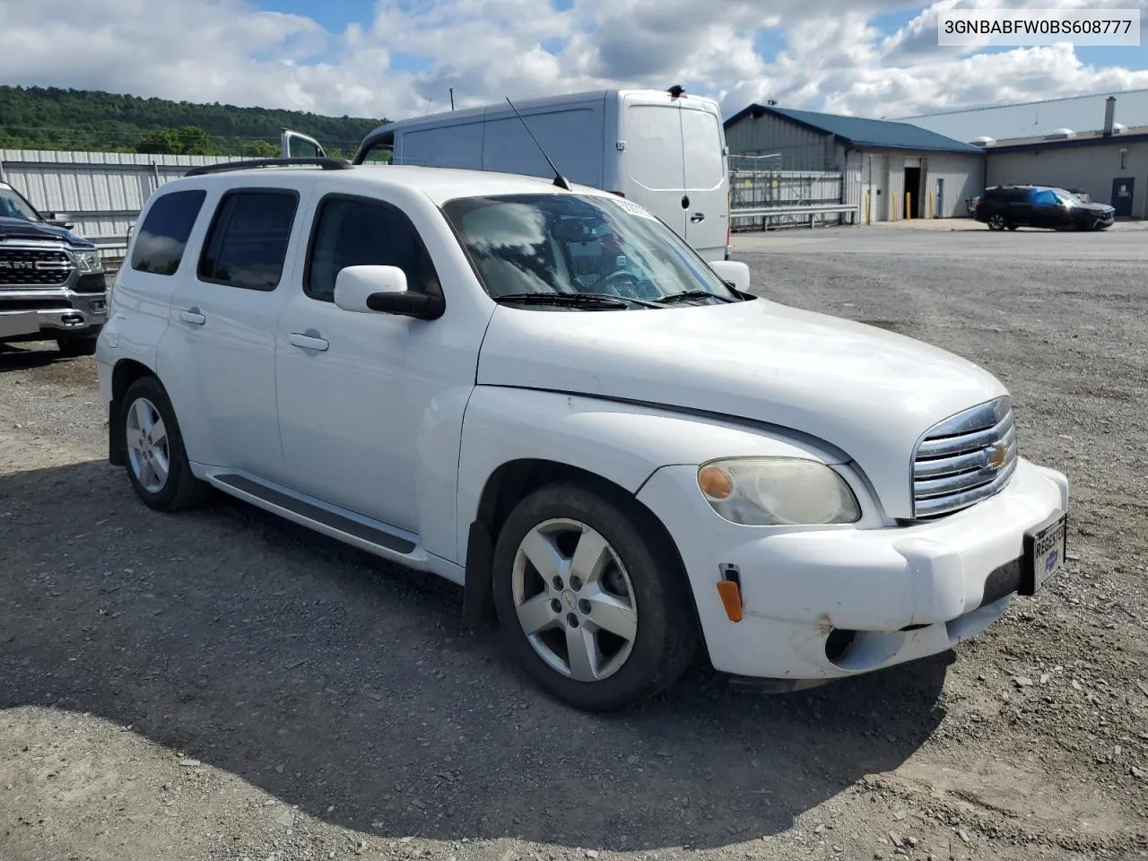 2011 Chevrolet Hhr Lt VIN: 3GNBABFW0BS608777 Lot: 58267974