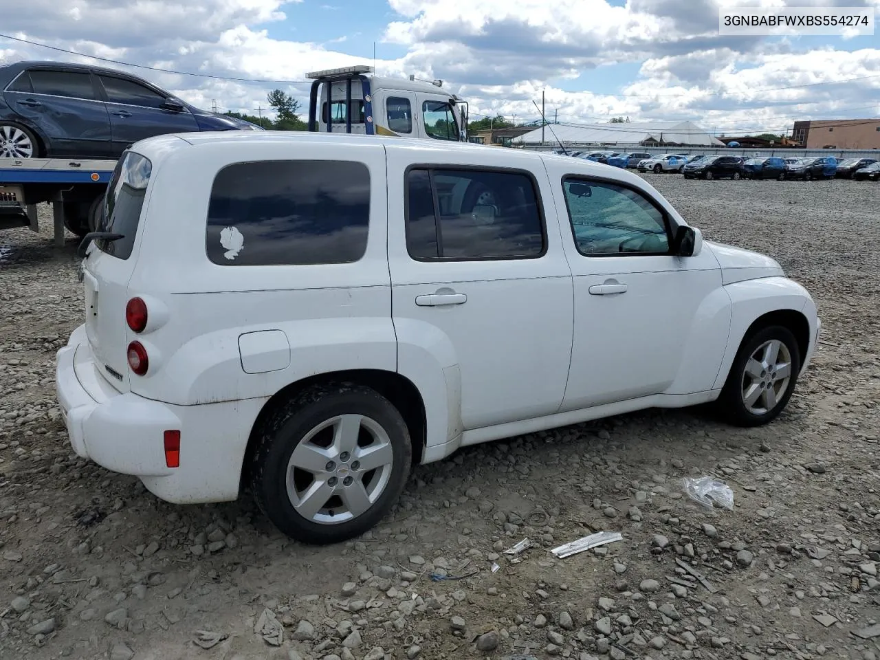 2011 Chevrolet Hhr Lt VIN: 3GNBABFWXBS554274 Lot: 58283014