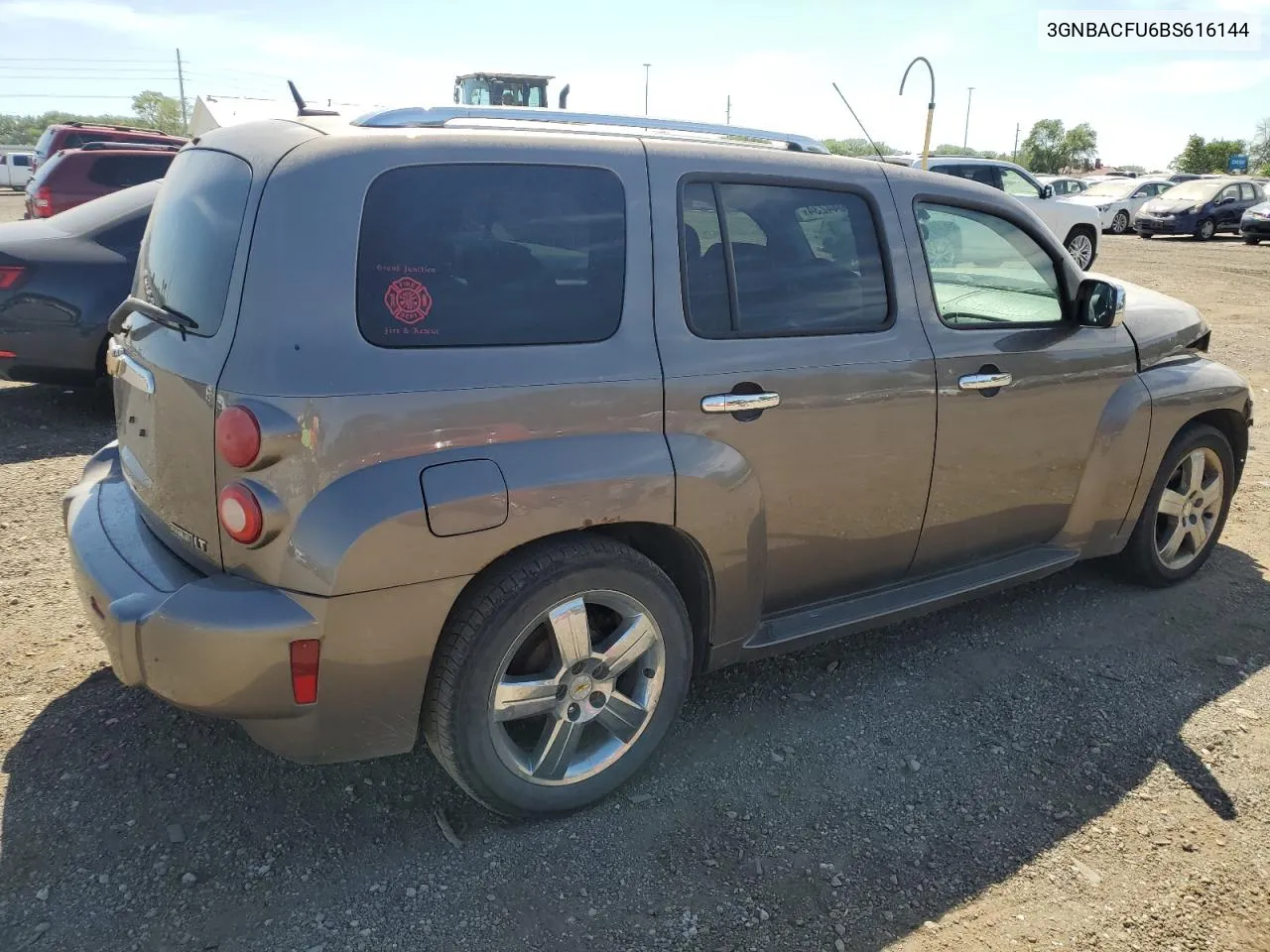 2011 Chevrolet Hhr Lt VIN: 3GNBACFU6BS616144 Lot: 59044234