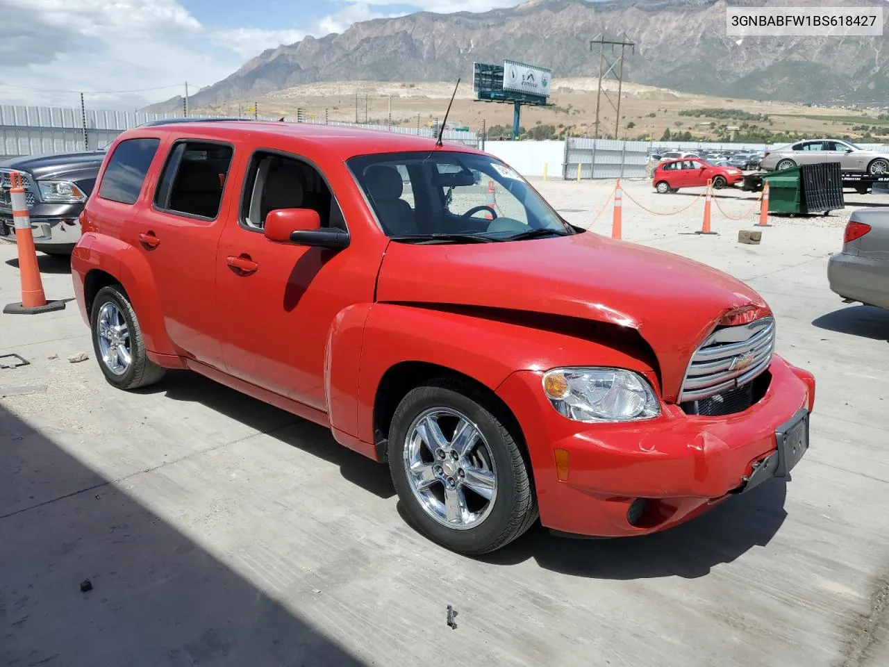 2011 Chevrolet Hhr Lt VIN: 3GNBABFW1BS618427 Lot: 59487184