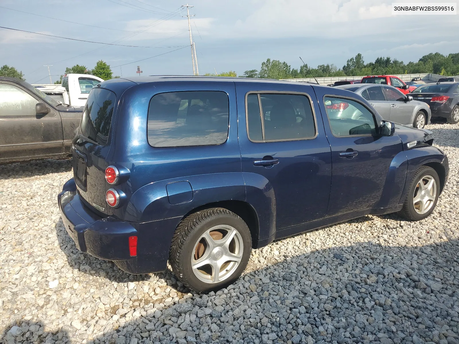 2011 Chevrolet Hhr Lt VIN: 3GNBABFW2BS599516 Lot: 61098454