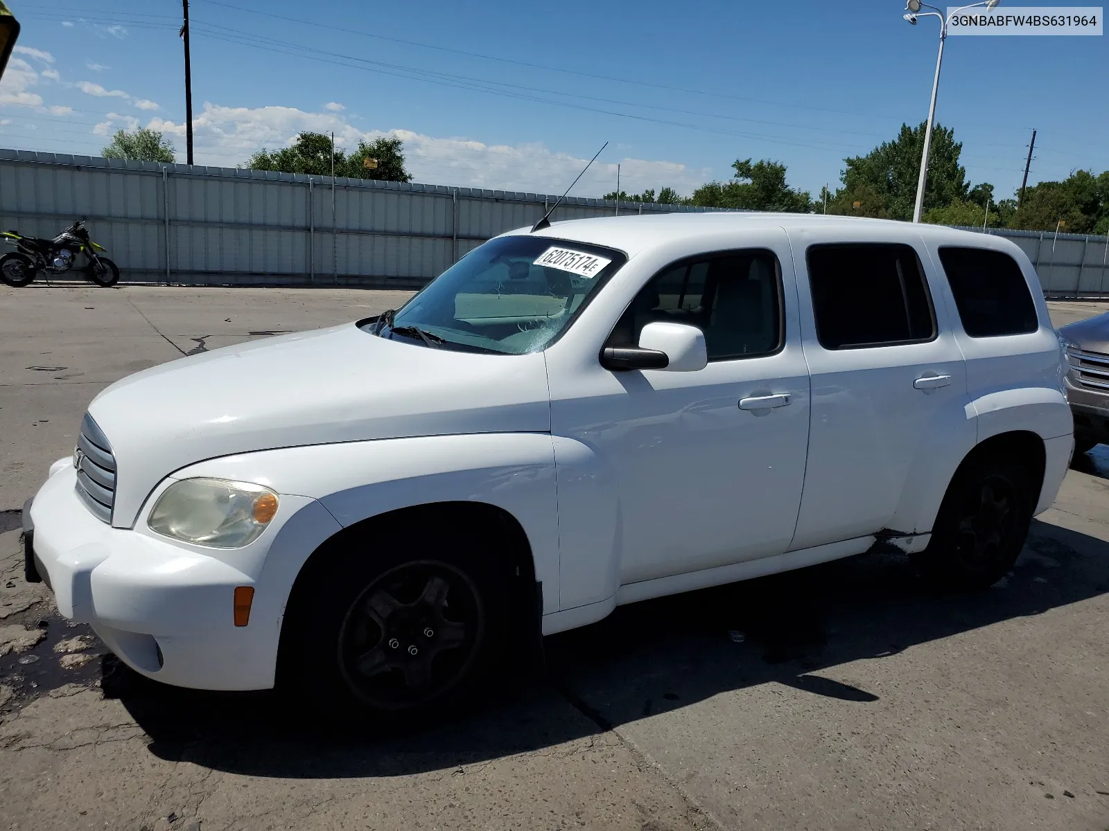 2011 Chevrolet Hhr Lt VIN: 3GNBABFW4BS631964 Lot: 62075174