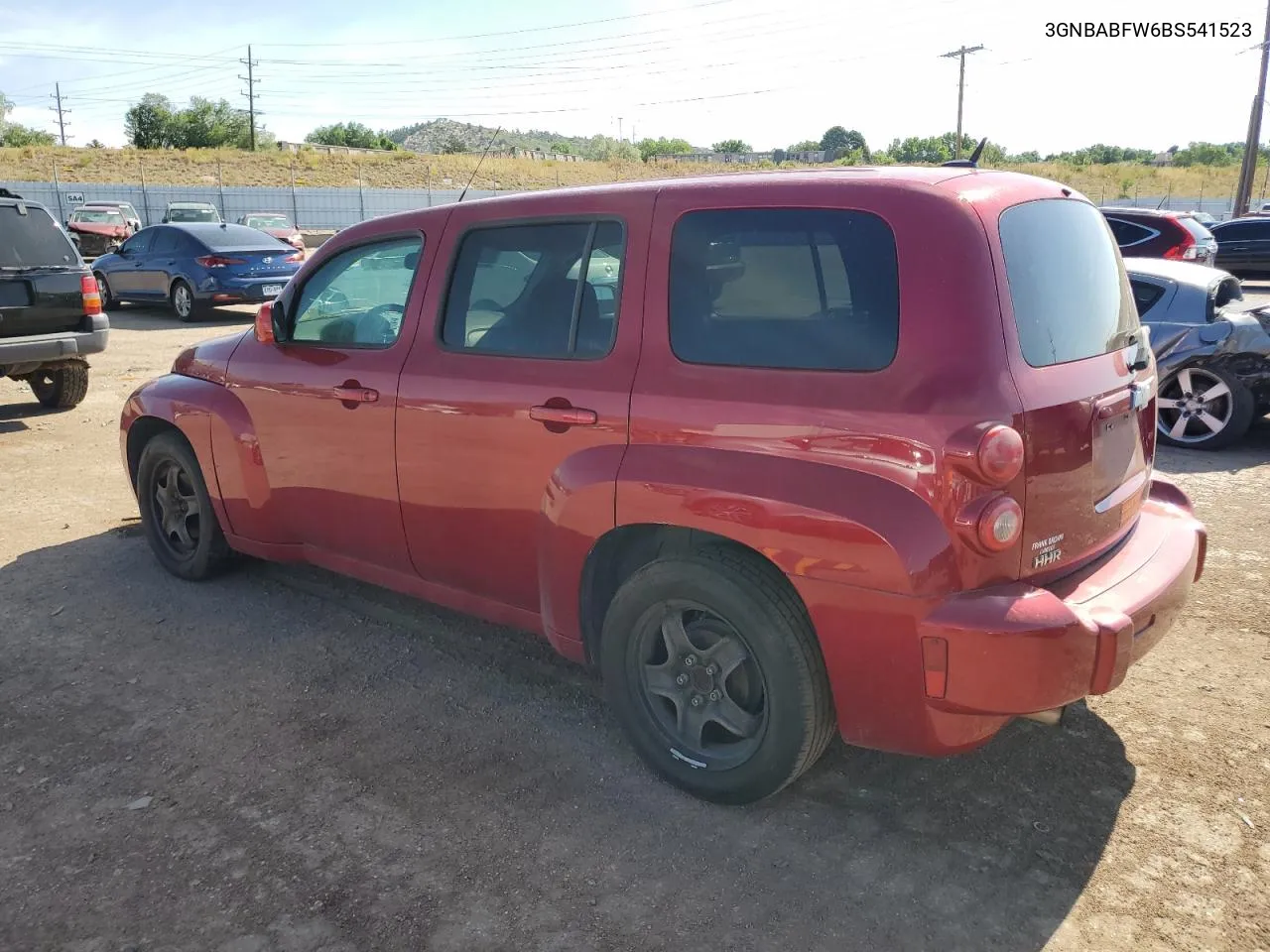 2011 Chevrolet Hhr Lt VIN: 3GNBABFW6BS541523 Lot: 62877954