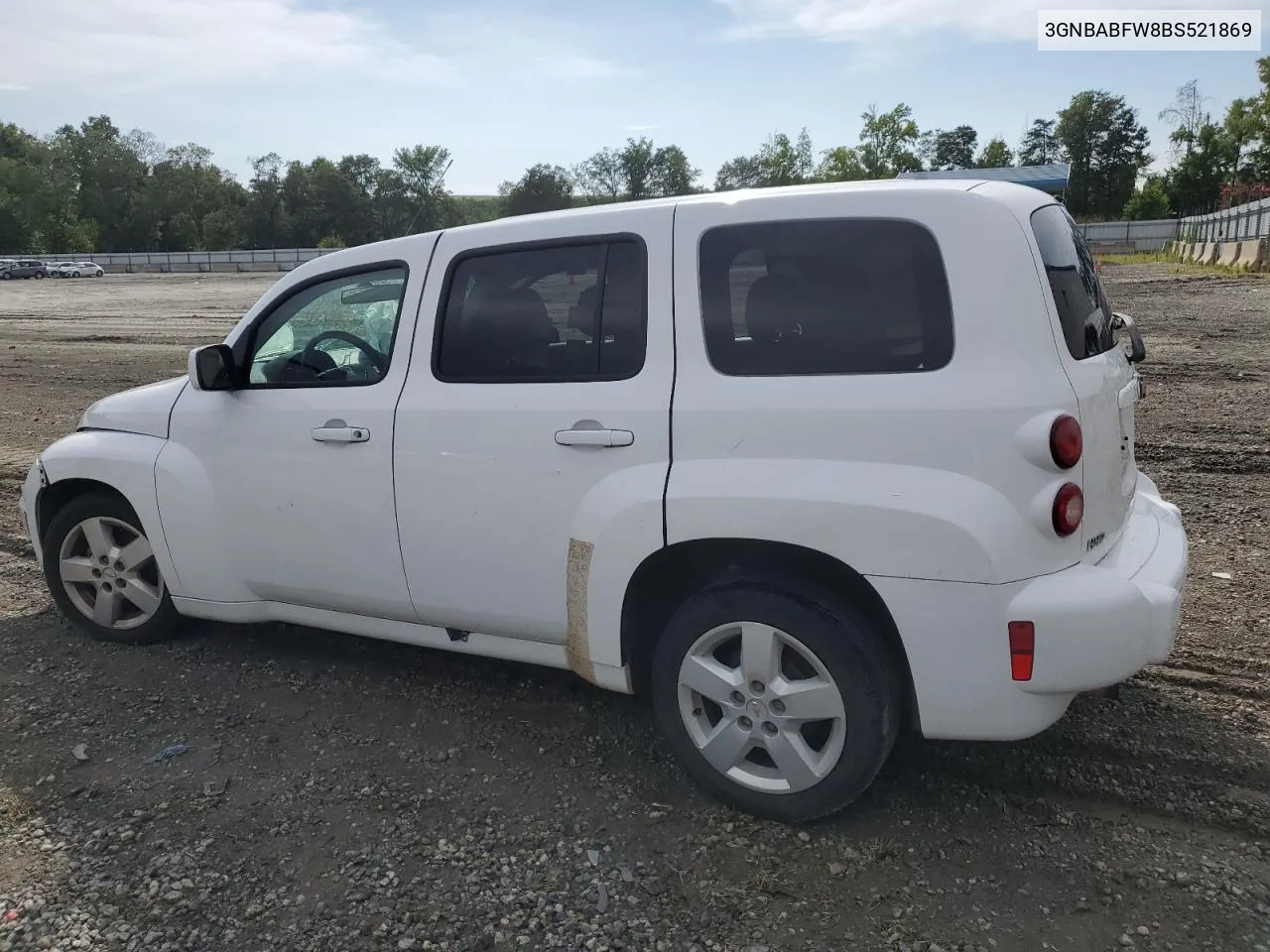 2011 Chevrolet Hhr Lt VIN: 3GNBABFW8BS521869 Lot: 63897304