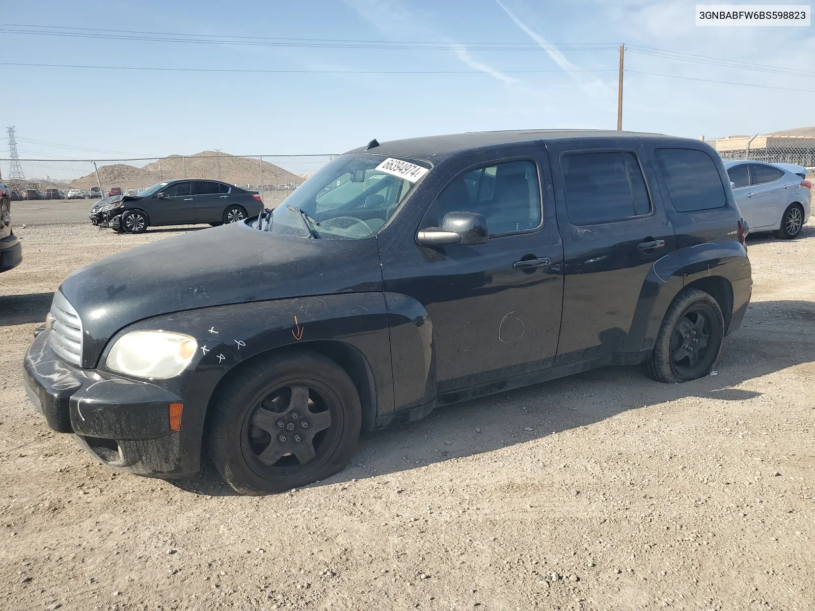 2011 Chevrolet Hhr Lt VIN: 3GNBABFW6BS598823 Lot: 66394974