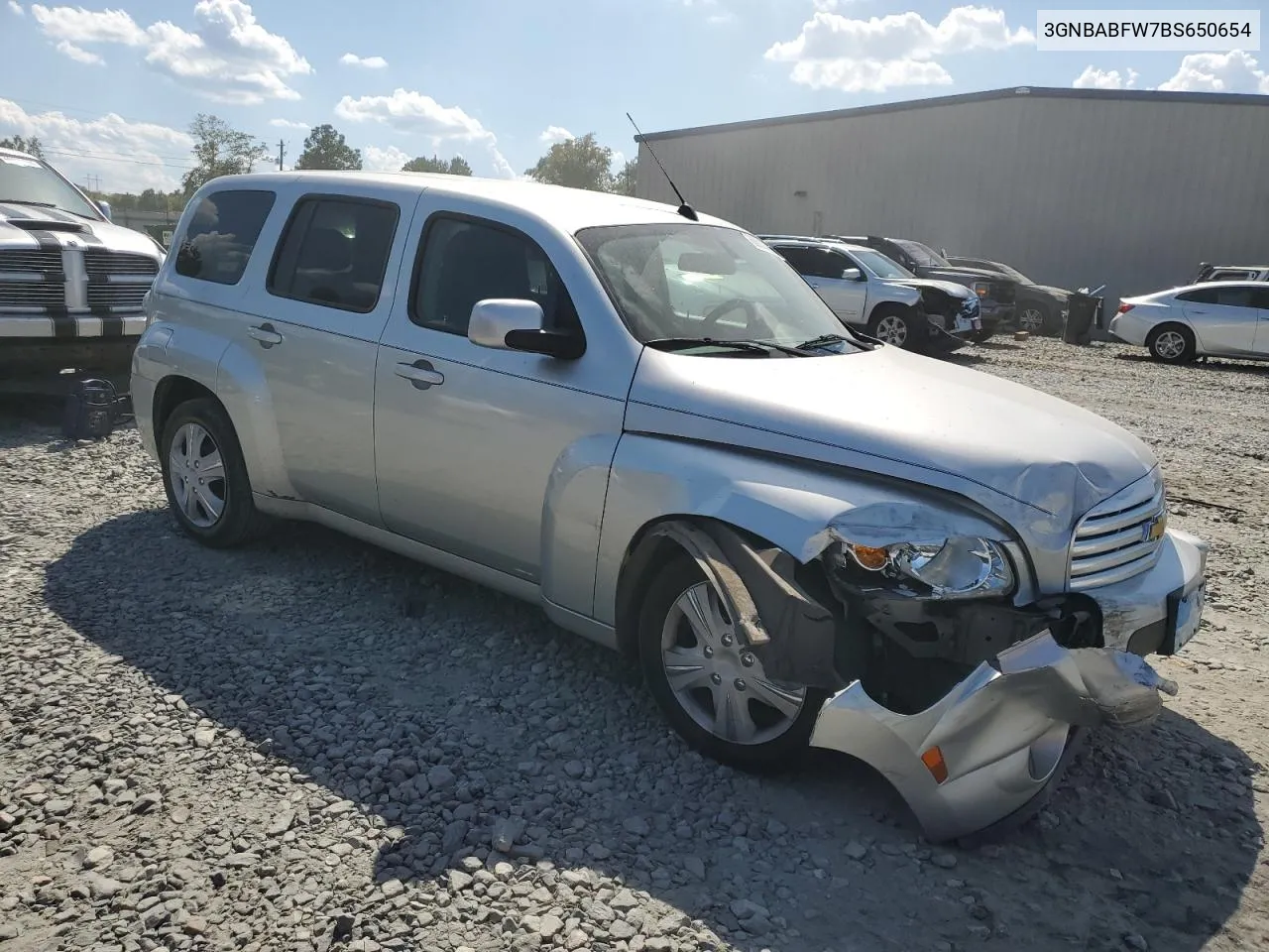 2011 Chevrolet Hhr Lt VIN: 3GNBABFW7BS650654 Lot: 68823384