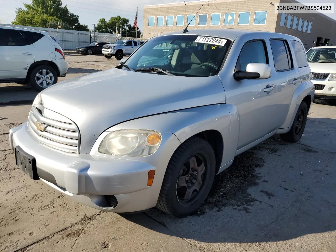 2011 Chevrolet Hhr Lt VIN: 3GNBABFW7BS594523 Lot: 71222244