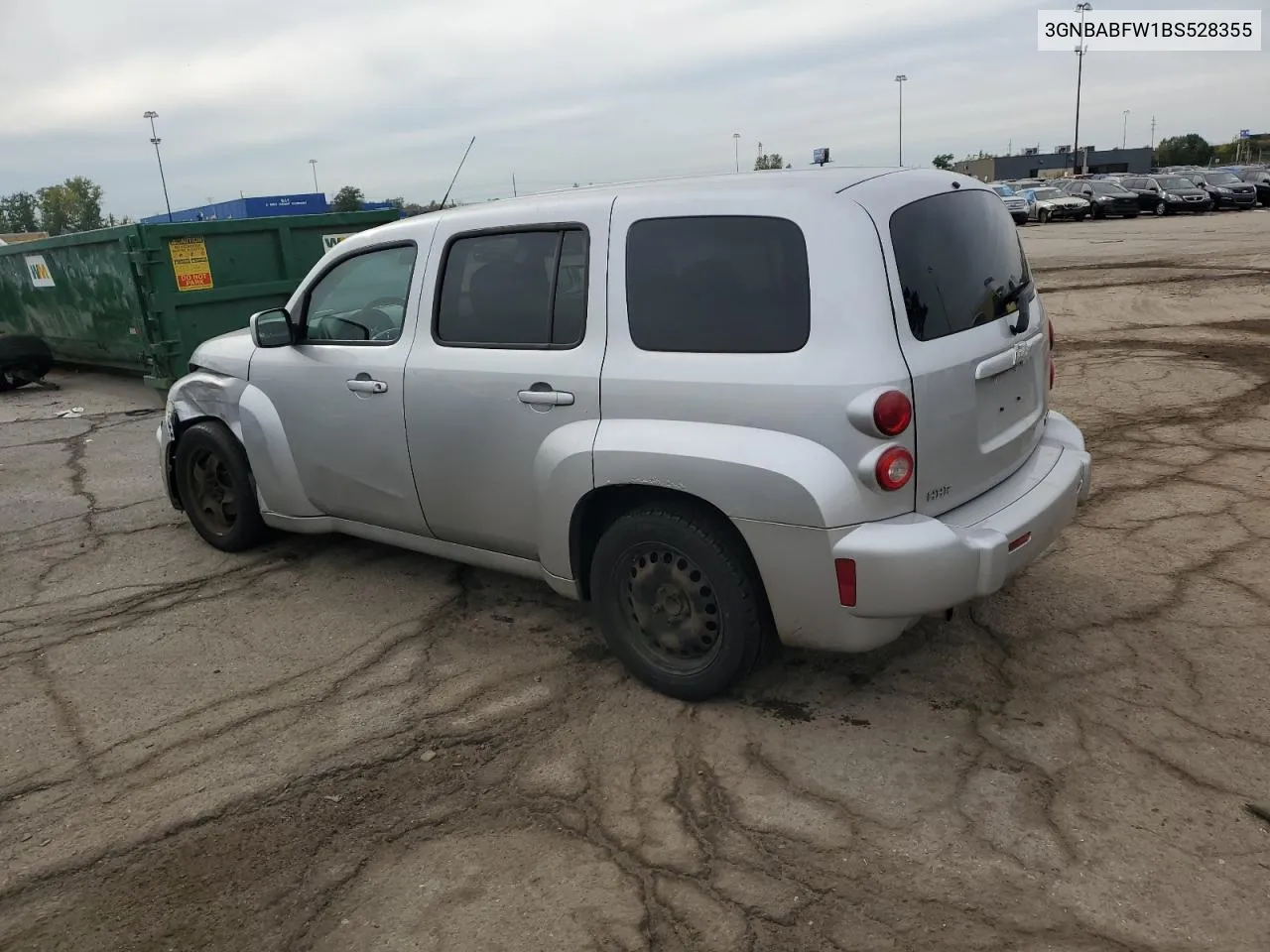 2011 Chevrolet Hhr Lt VIN: 3GNBABFW1BS528355 Lot: 73161904