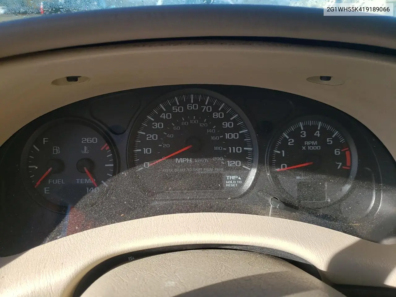 2G1WH55K419189066 2001 Chevrolet Impala Ls