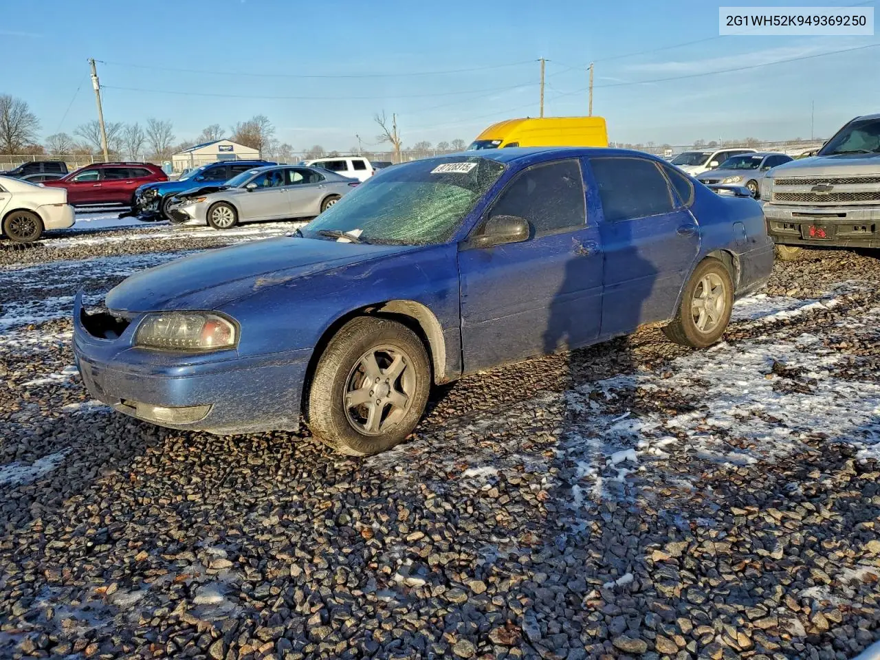 2G1WH52K949369250 2004 Chevrolet Impala Ls