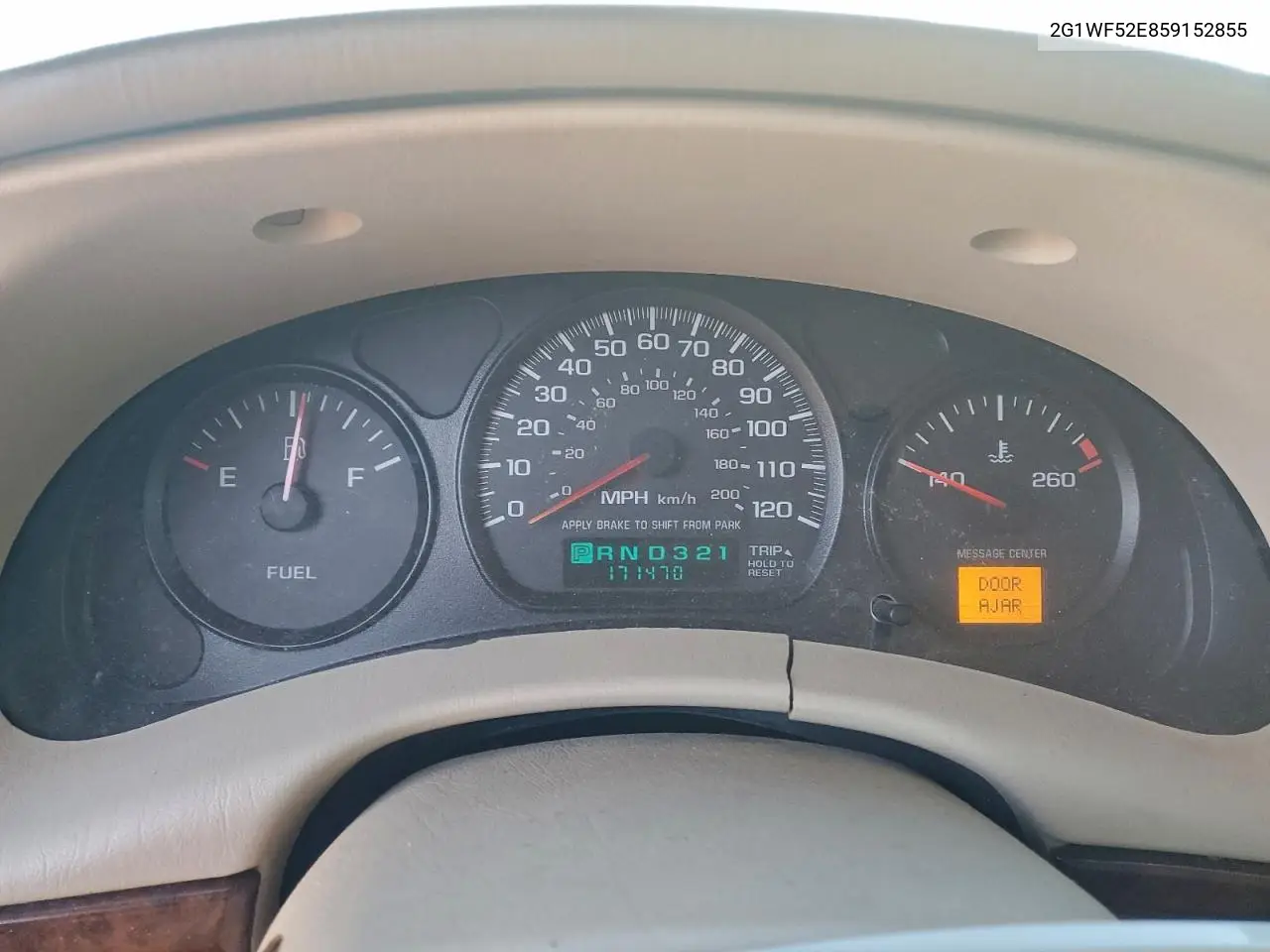 2G1WF52E859152855 2005 Chev Impala