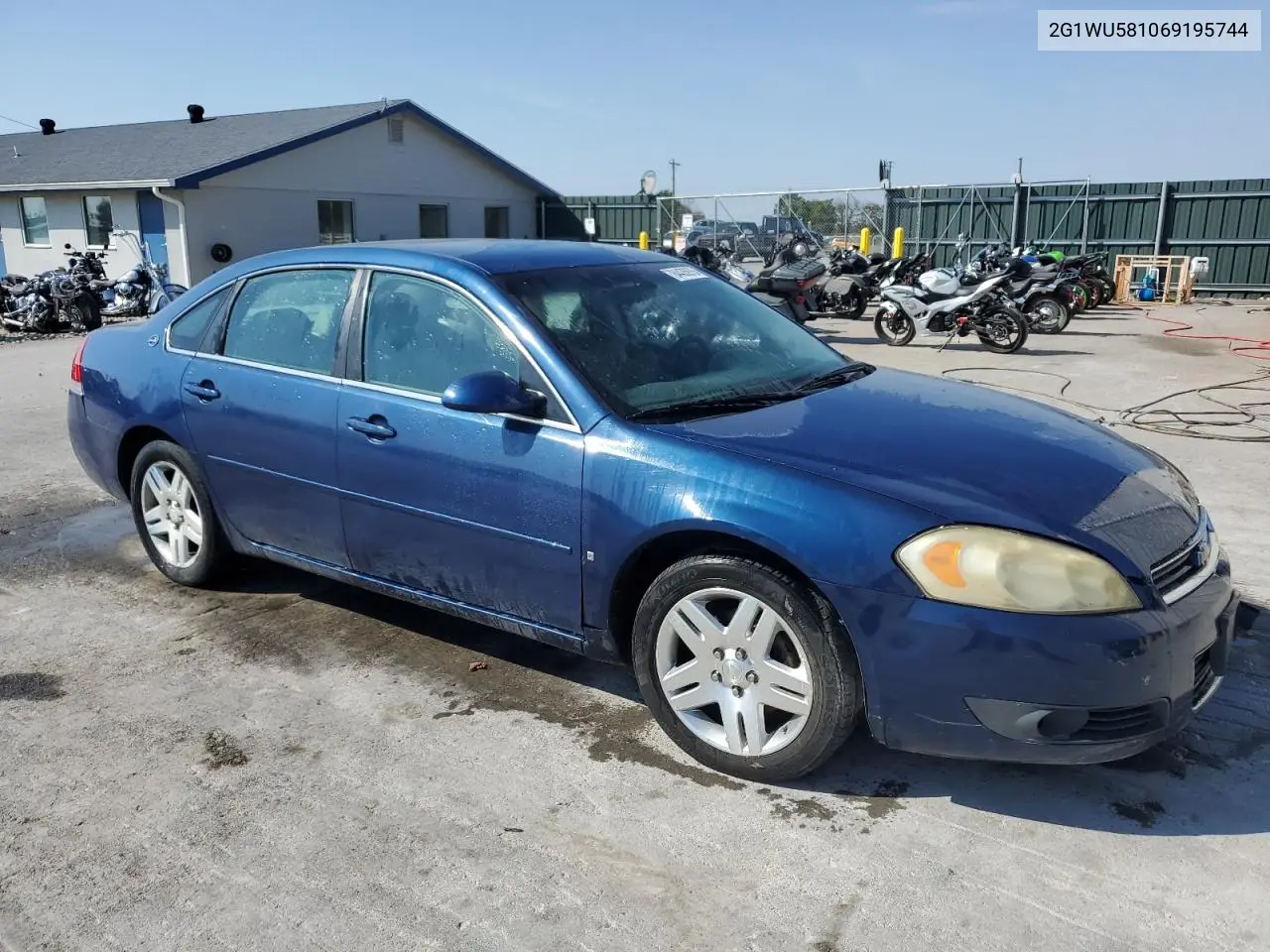 2G1WU581069195744 2006 Chevrolet Impala Ltz