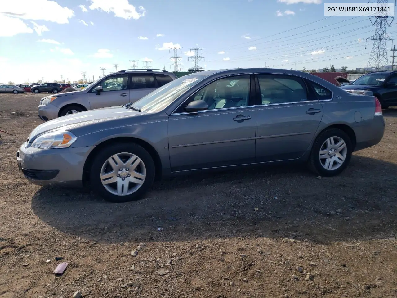 2G1WU581X69171841 2006 Chevrolet Impala Ltz