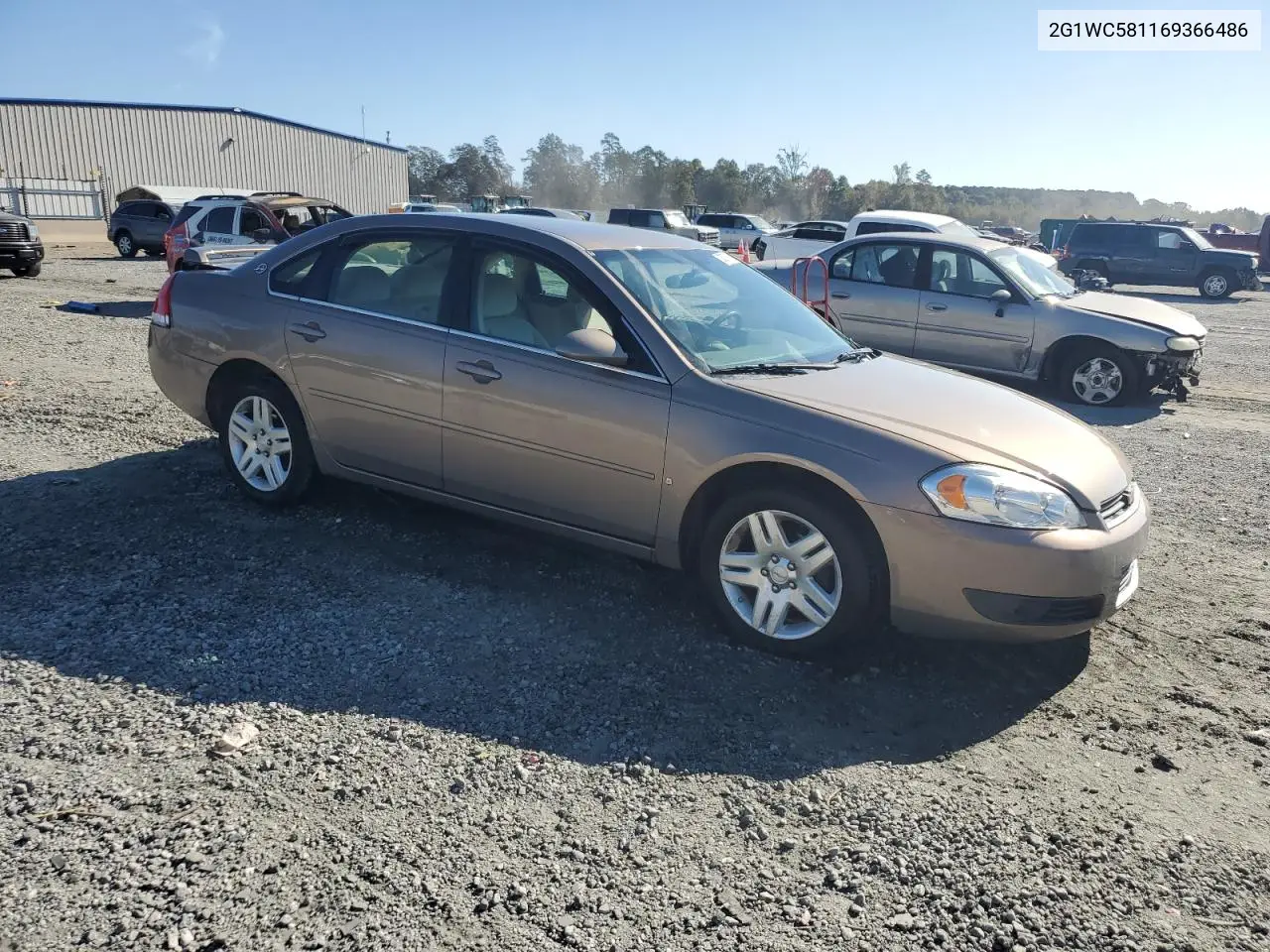 2G1WC581169366486 2006 Chevrolet Impala Lt