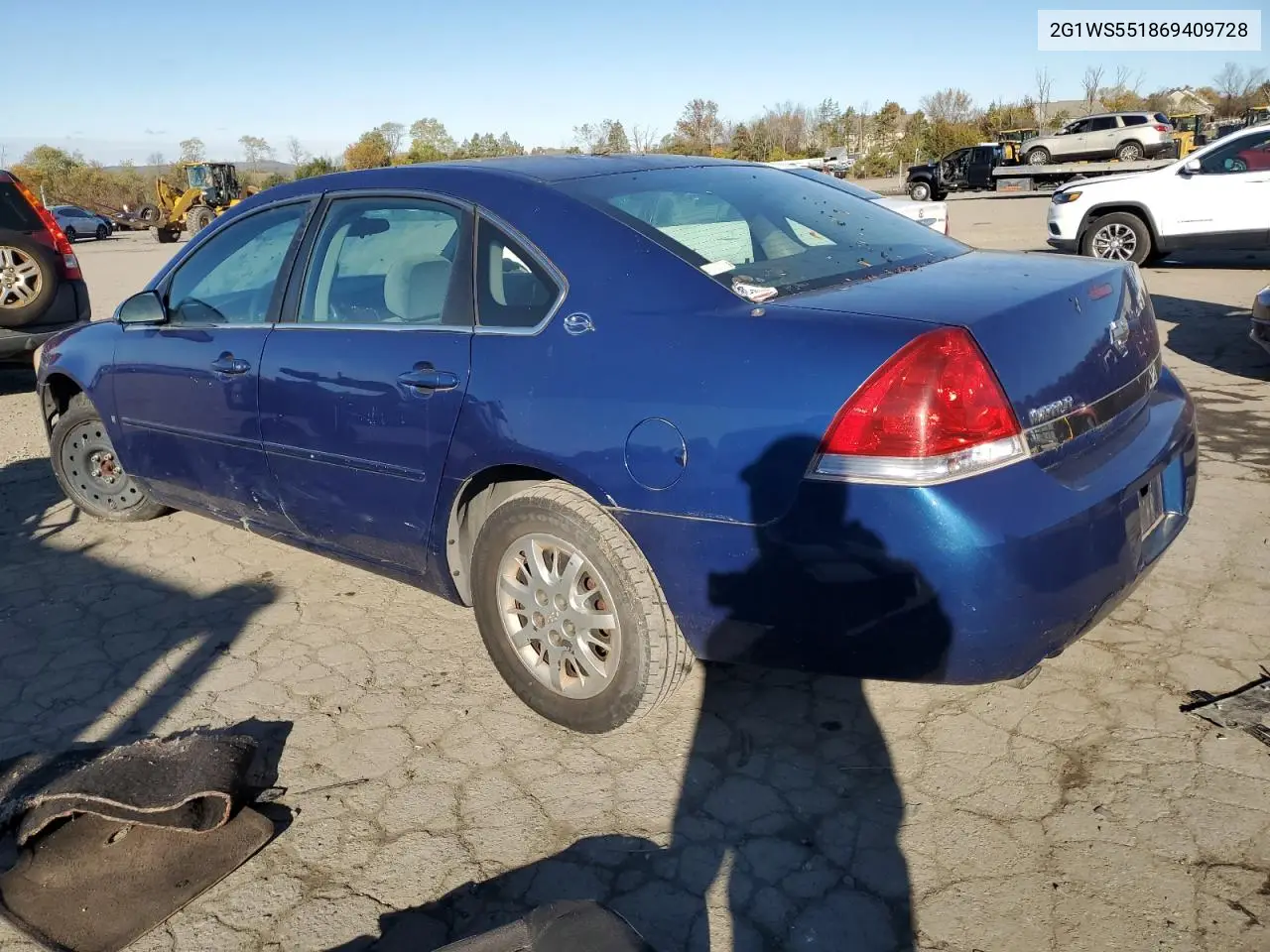 2G1WS551869409728 2006 Chevrolet Impala Police