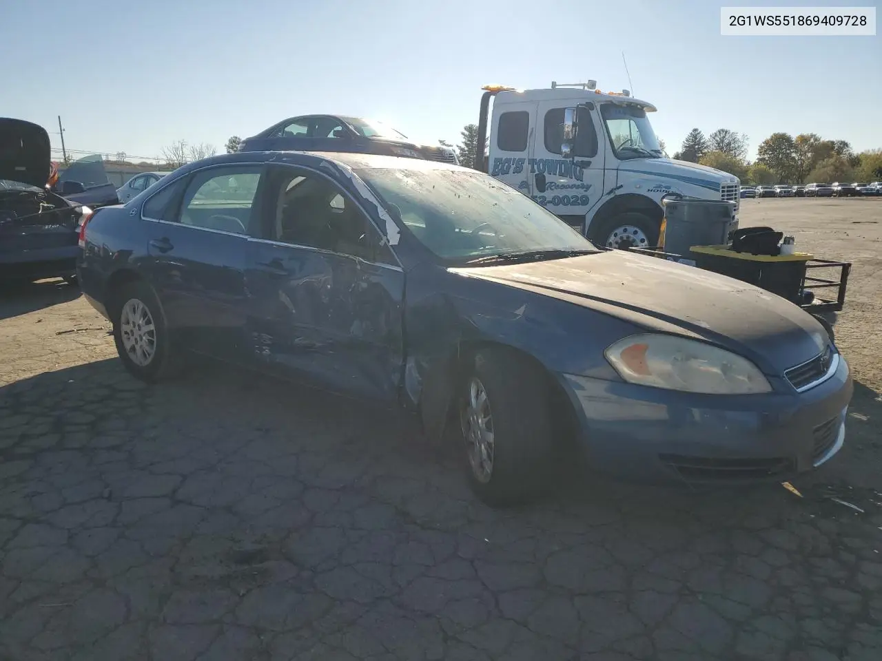 2G1WS551869409728 2006 Chevrolet Impala Police