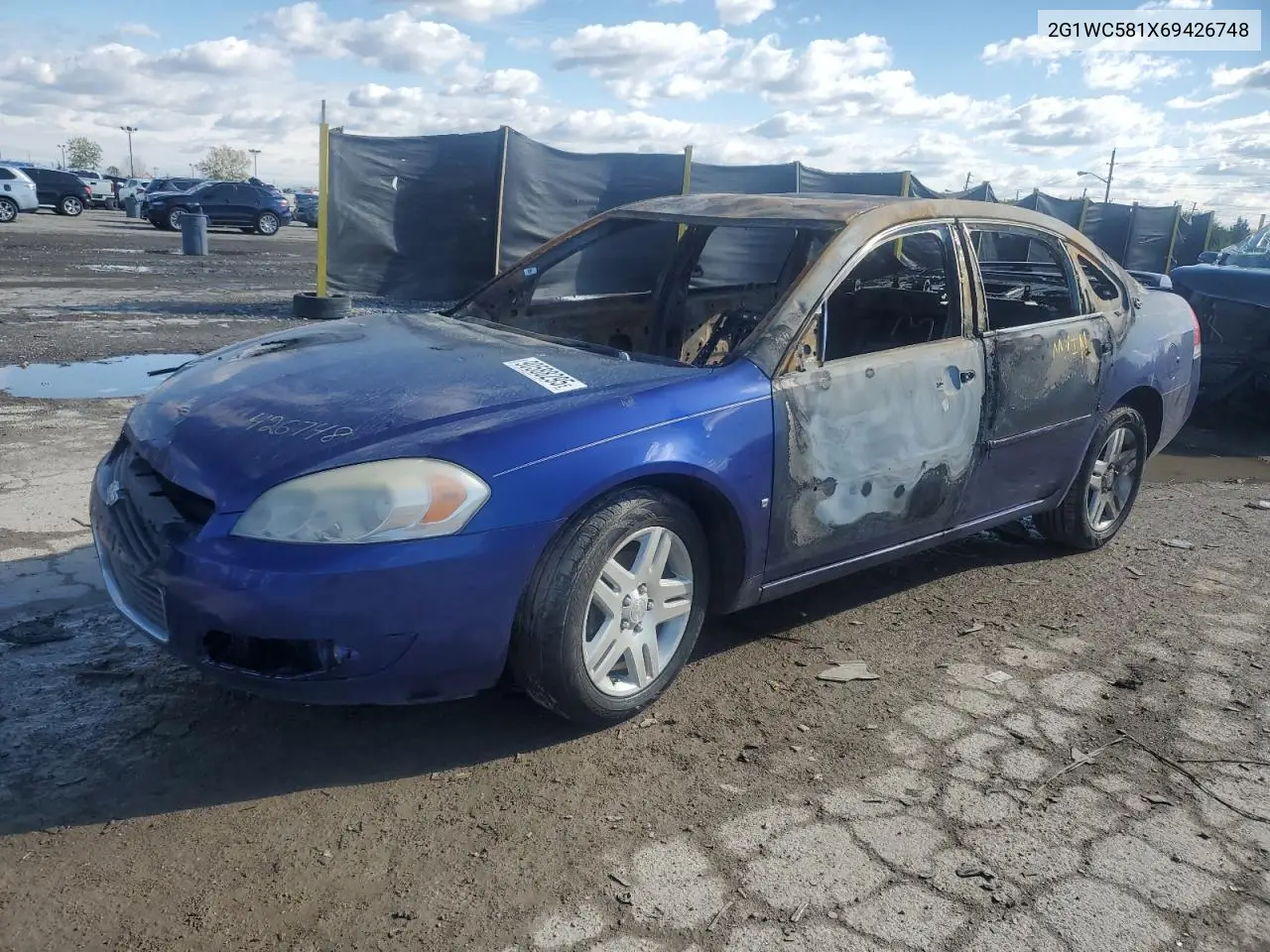 2G1WC581X69426748 2006 Chevrolet Impala Lt
