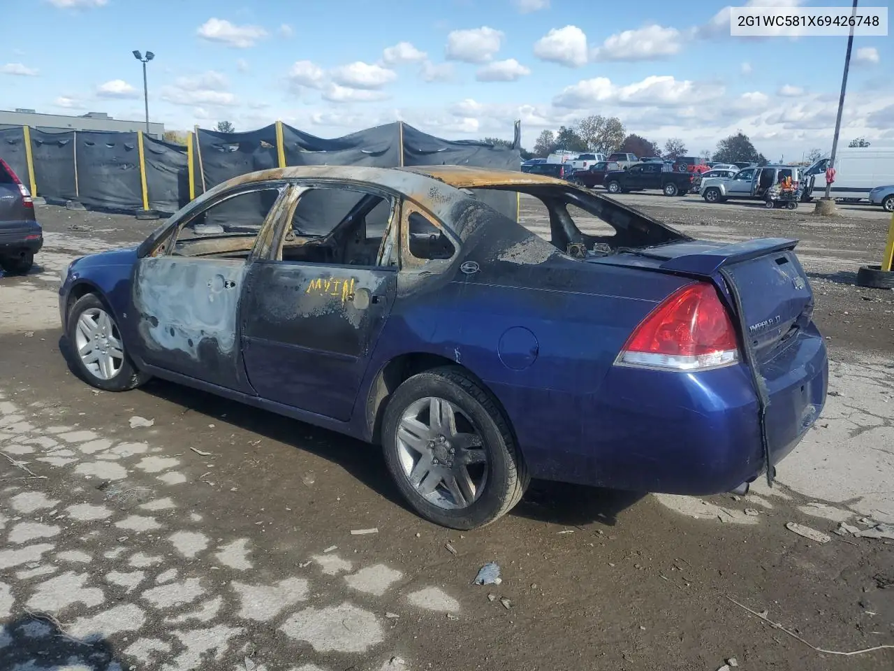 2G1WC581X69426748 2006 Chevrolet Impala Lt