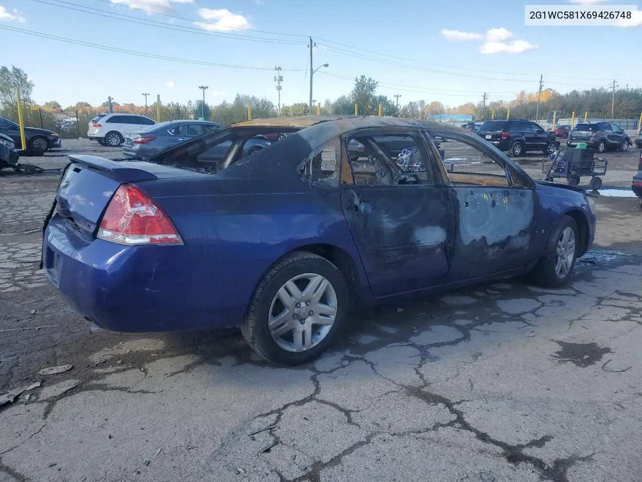 2G1WC581X69426748 2006 Chevrolet Impala Lt