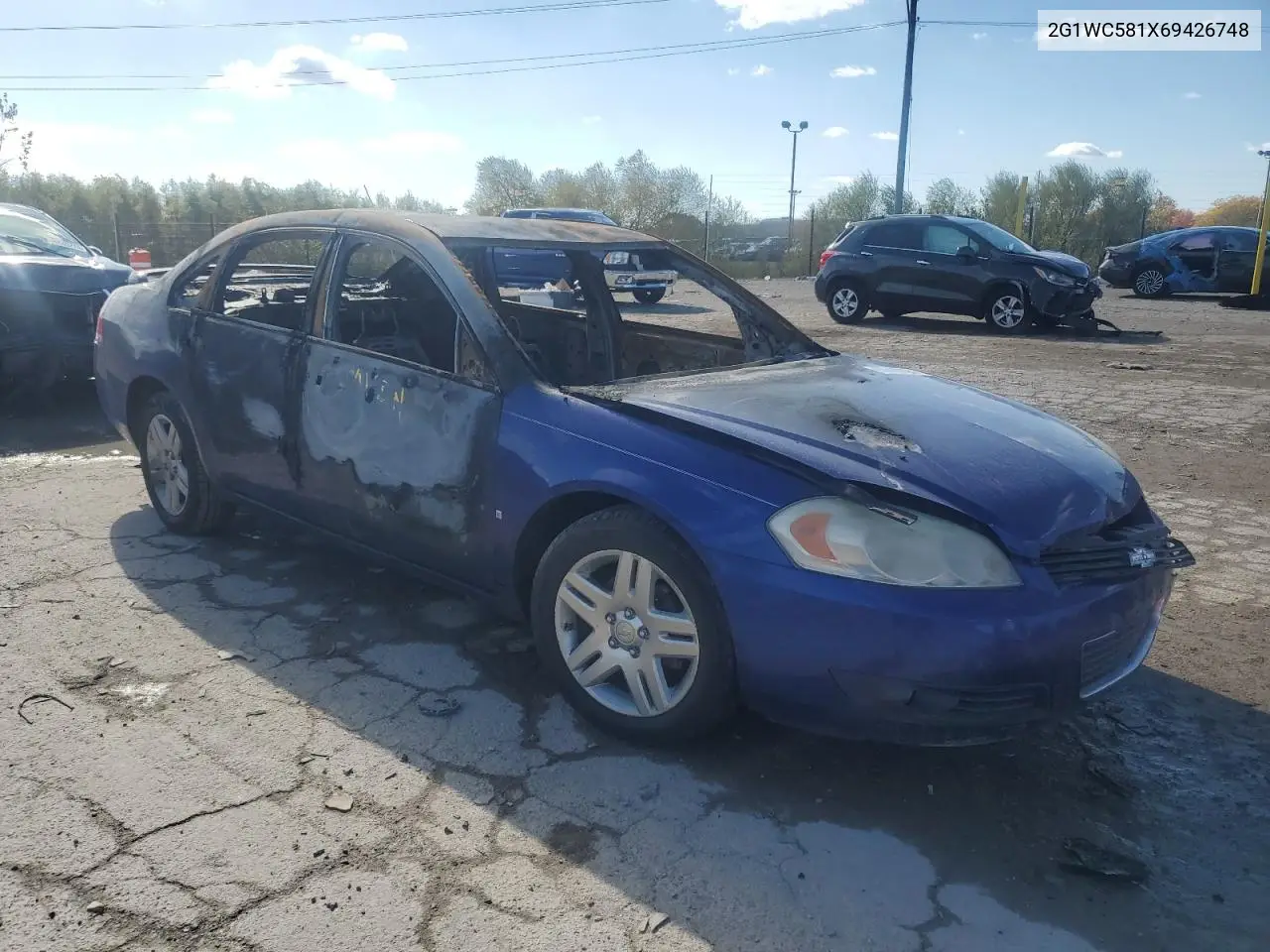 2G1WC581X69426748 2006 Chevrolet Impala Lt