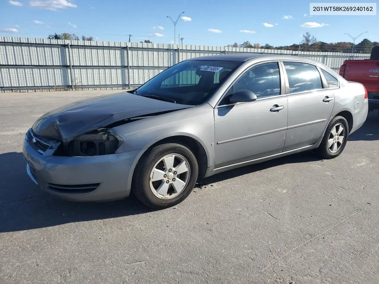 2G1WT58K269240162 2006 Chevrolet Impala Lt