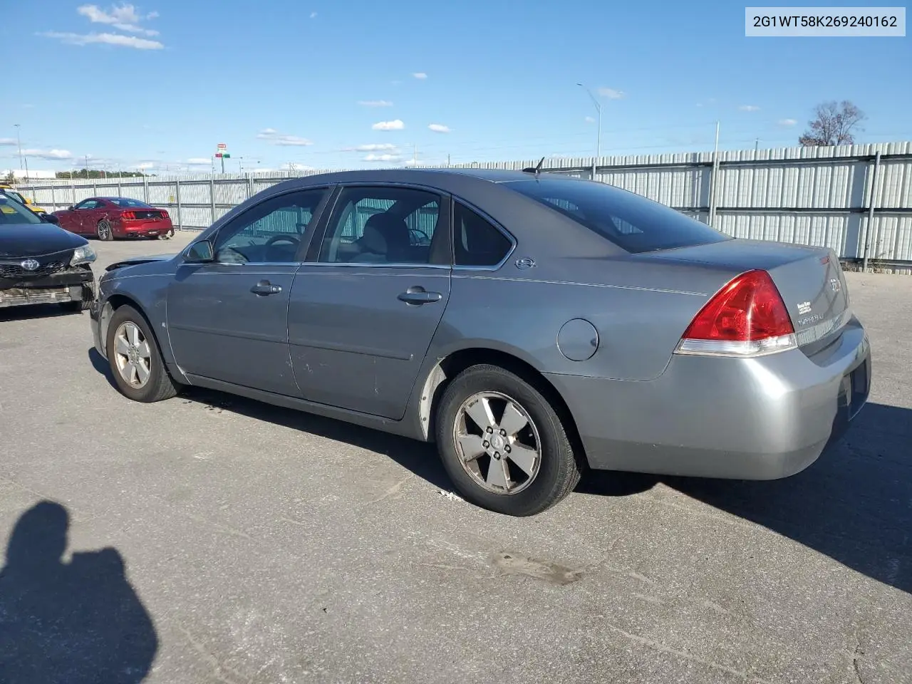 2G1WT58K269240162 2006 Chevrolet Impala Lt