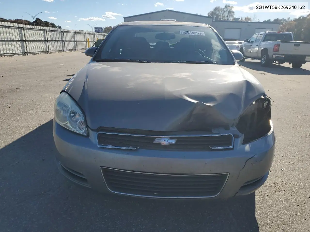 2G1WT58K269240162 2006 Chevrolet Impala Lt