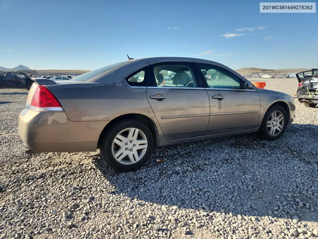 2G1WC581669275262 2006 Chevrolet Impala Lt