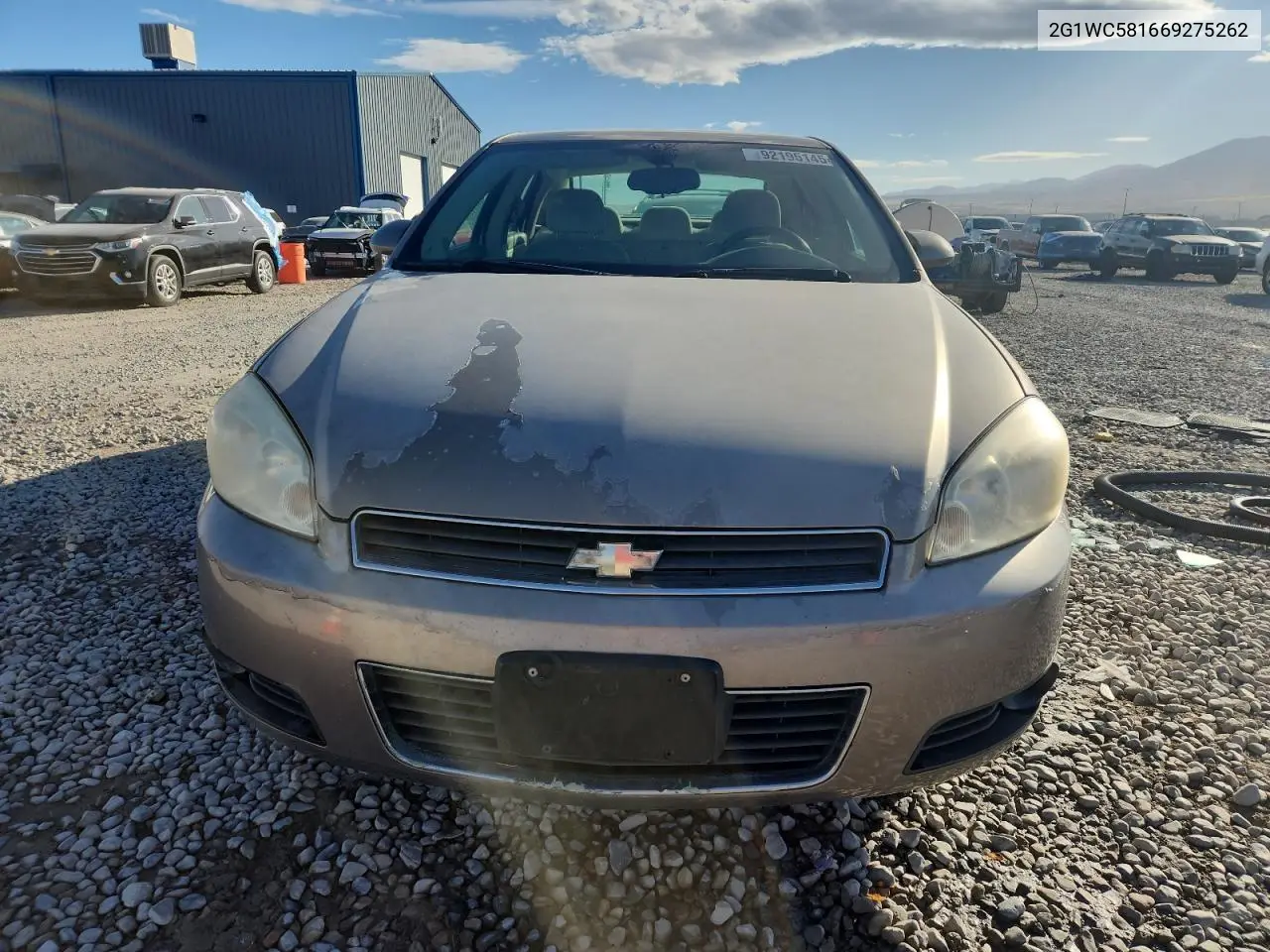 2G1WC581669275262 2006 Chevrolet Impala Lt