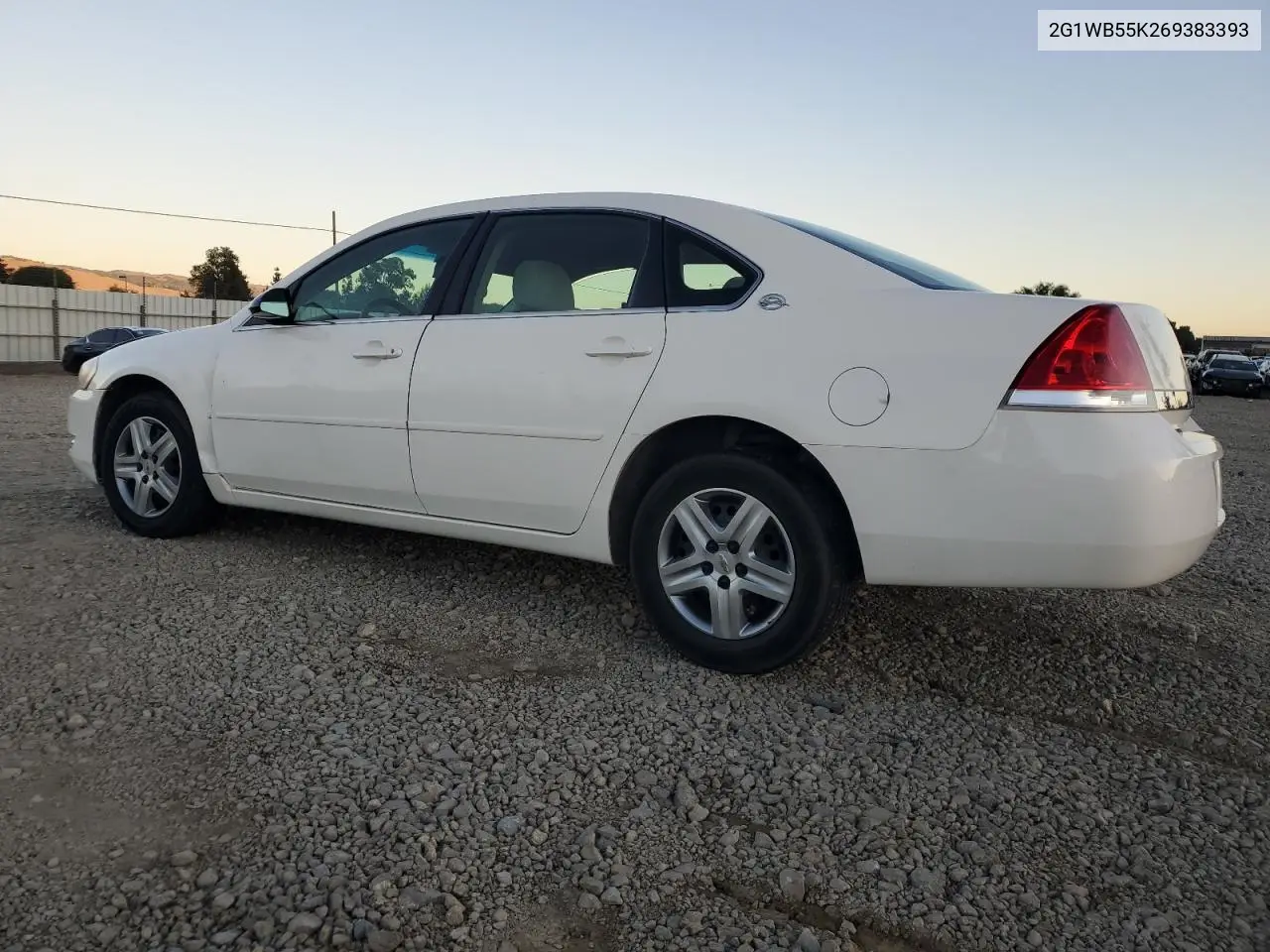 2G1WB55K269383393 2006 Chevrolet Impala Ls