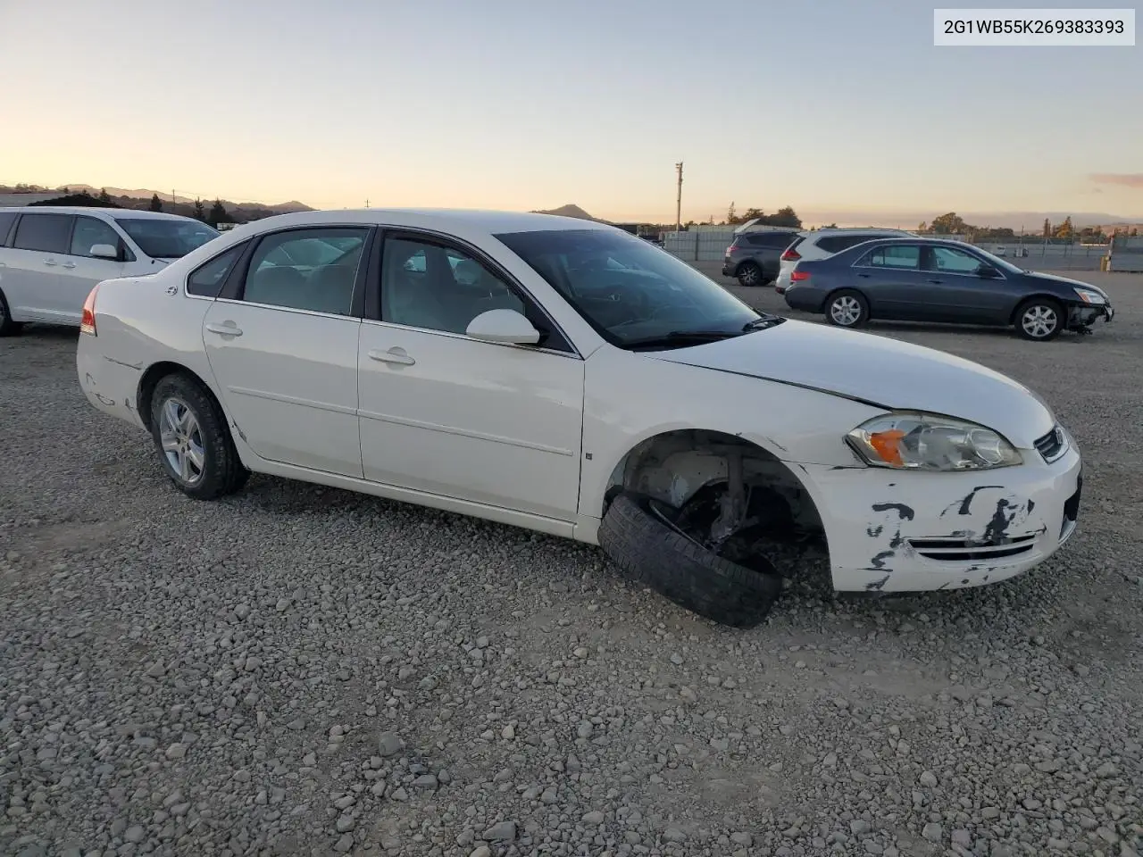 2G1WB55K269383393 2006 Chevrolet Impala Ls