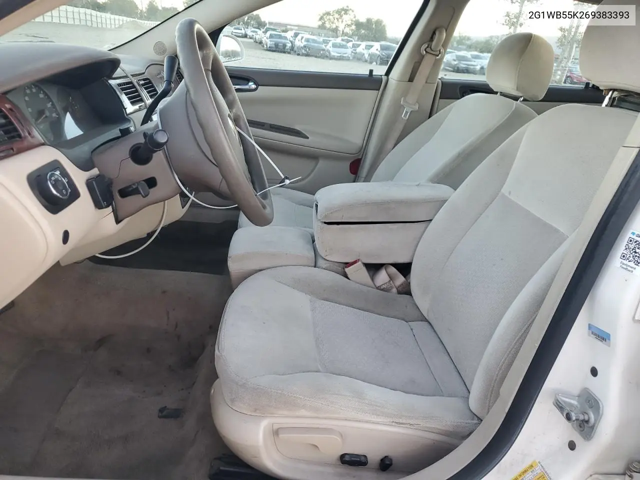 2G1WB55K269383393 2006 Chevrolet Impala Ls