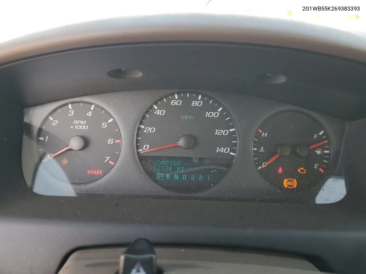 2G1WB55K269383393 2006 Chevrolet Impala Ls