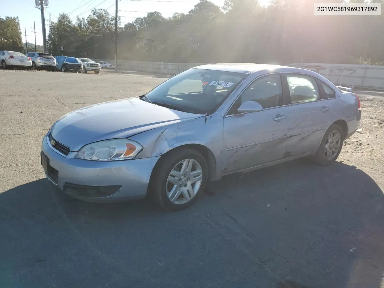 2G1WC581969317892 2006 Chevrolet Impala Lt