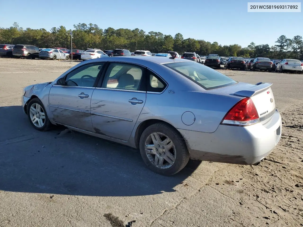 2G1WC581969317892 2006 Chevrolet Impala Lt