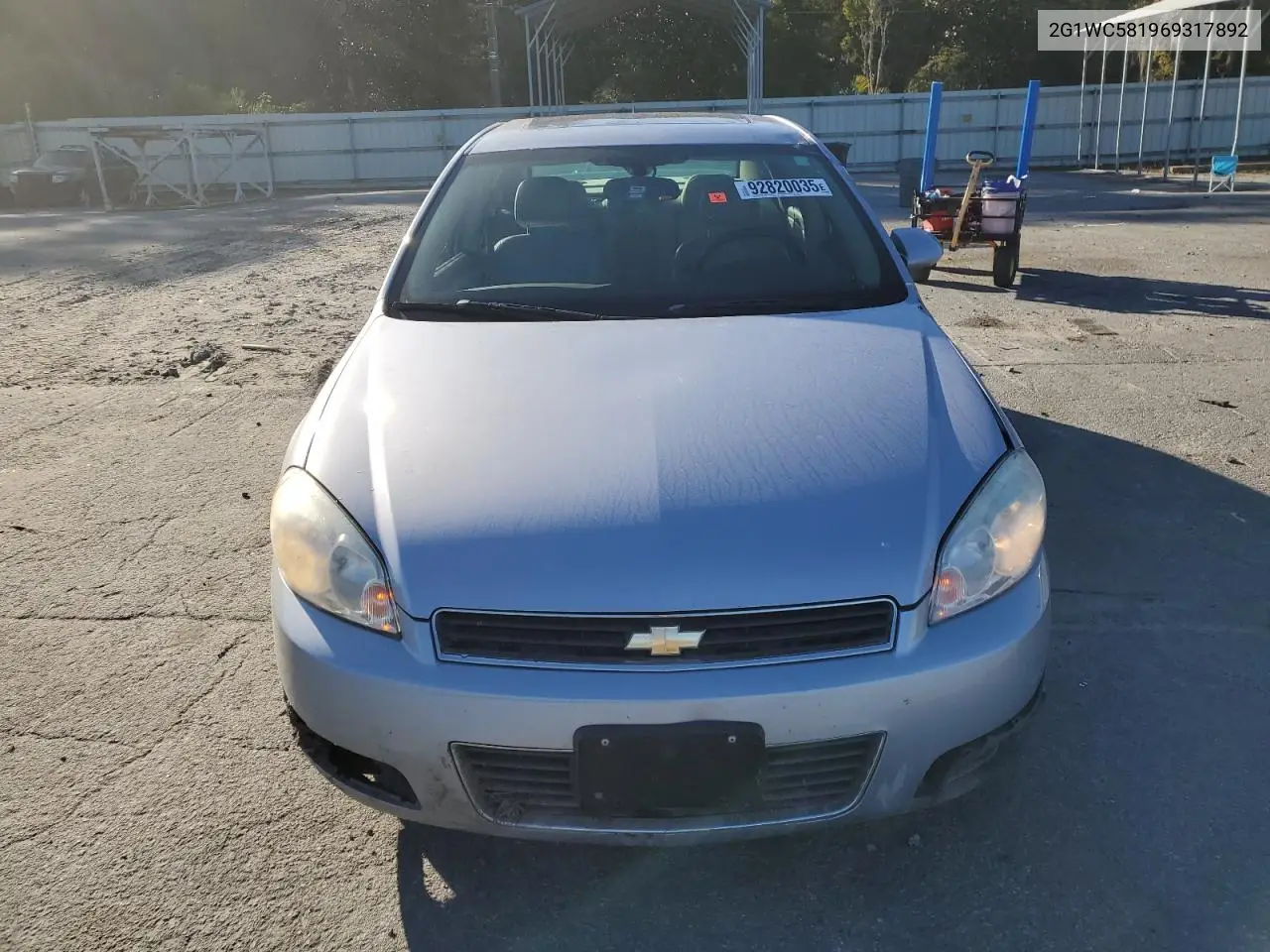 2G1WC581969317892 2006 Chevrolet Impala Lt