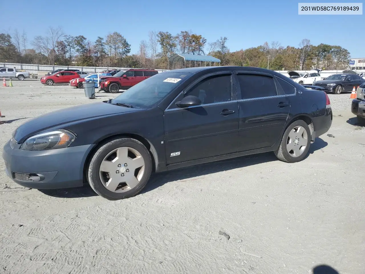 2G1WD58C769189439 2006 Chevrolet Impala Super Sport