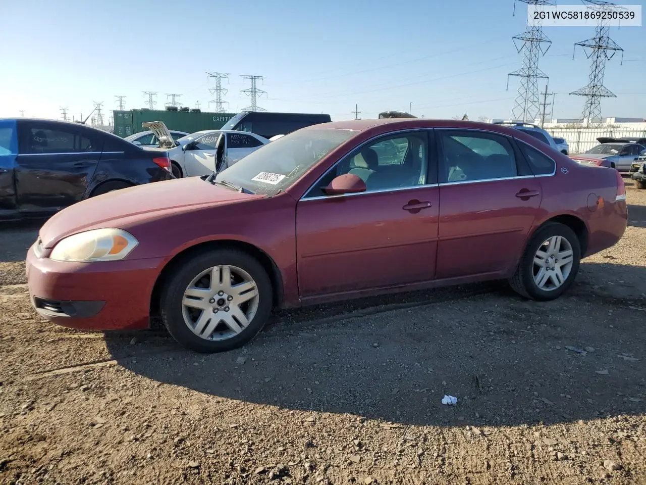 2G1WC581869250539 2006 Chevrolet Impala Lt