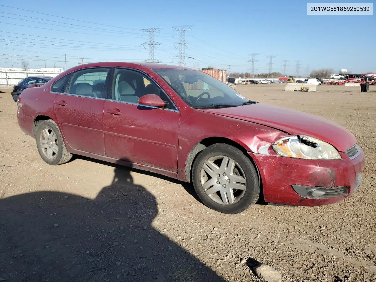2G1WC581869250539 2006 Chevrolet Impala Lt