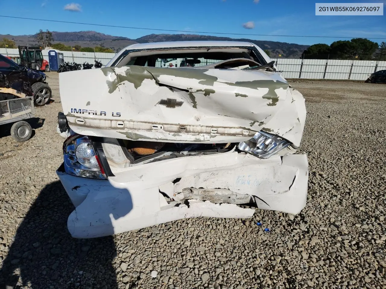 2G1WB55K069276097 2006 Chevrolet Impala Ls